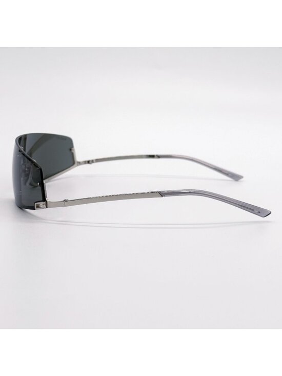 NEW GUCCI SUNGLASSES GG1561S 001 SILVER SHIELD UNISEX GUCCI EYEWEAR main image 13